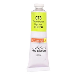 Camel Artist Oil Colour 40ml -Chrome Green Light Hue 078